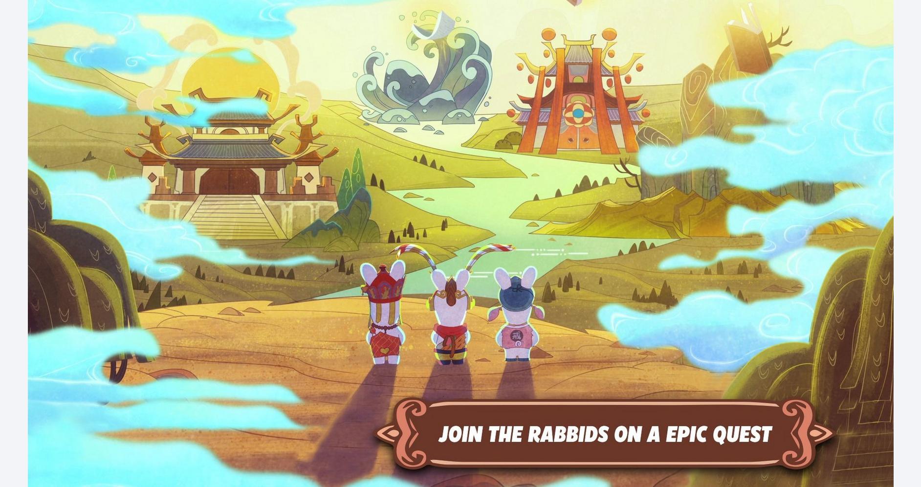 Aventure hilarante et épique avec les Rabbids