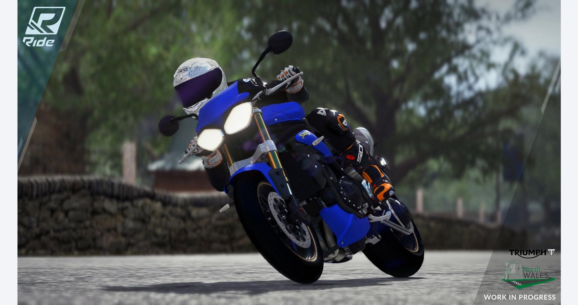 Course de moto sur circuit