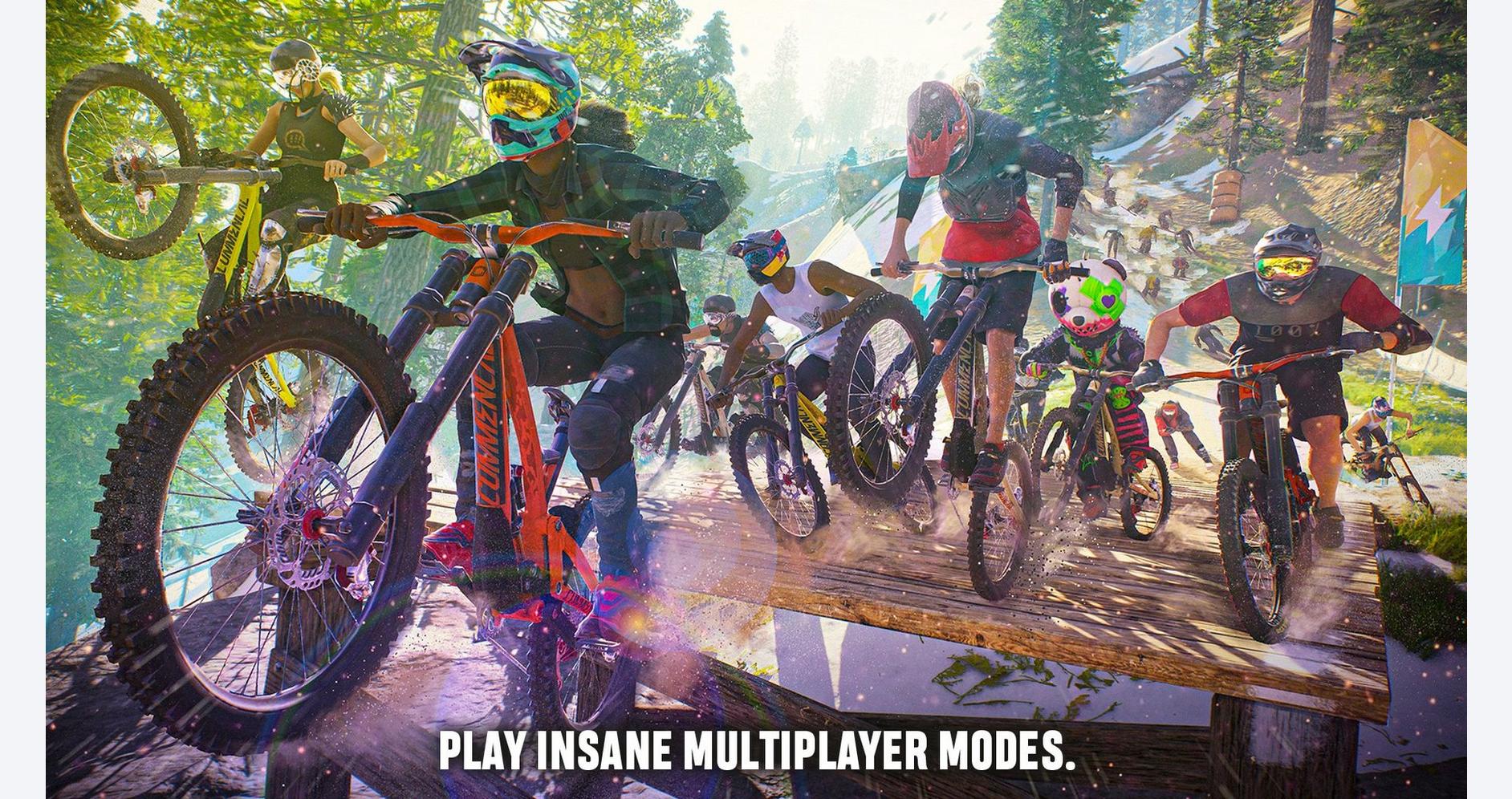 Défis sauvages en multijoueur dans Riders Republic