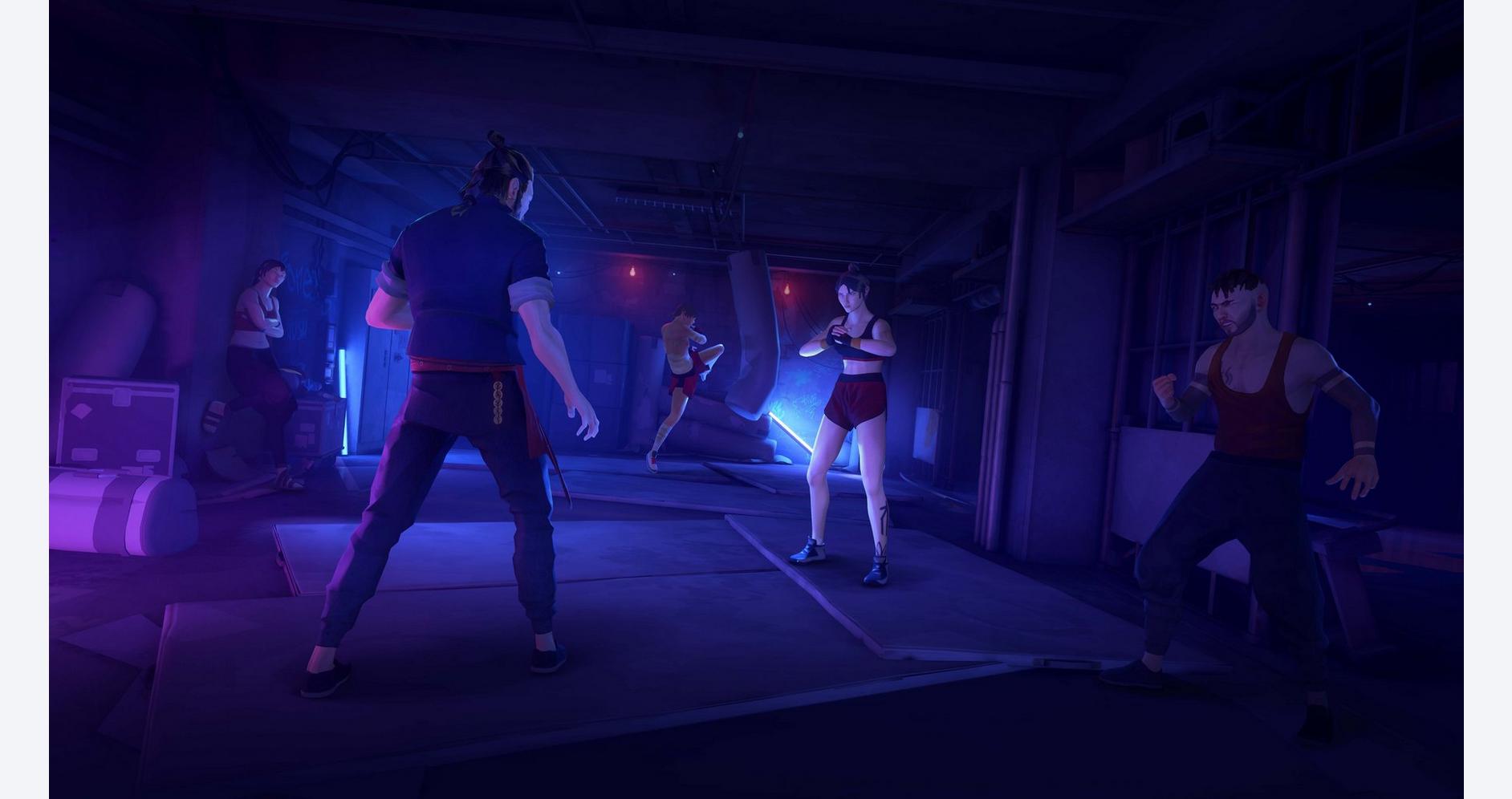 Combat intense dans l'univers de Sifu