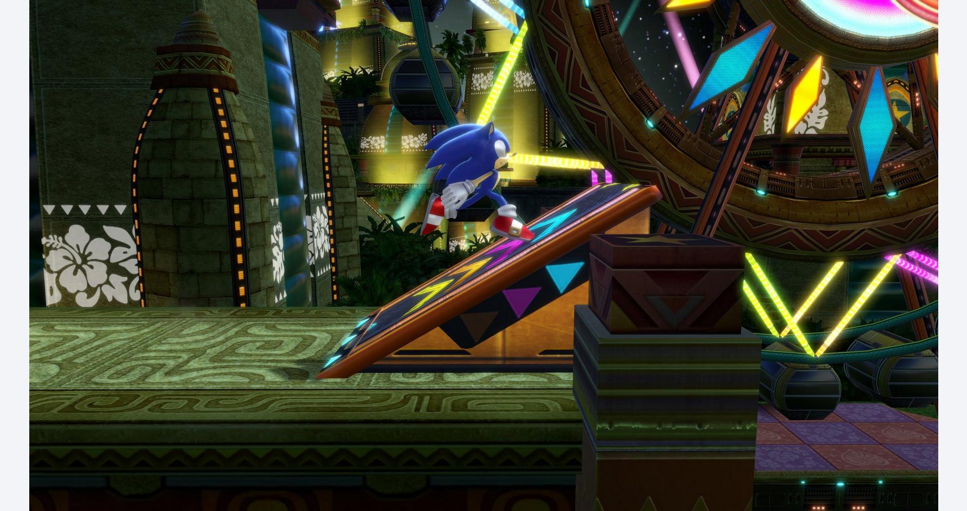 Sonic dans une aventure galactique électrisante