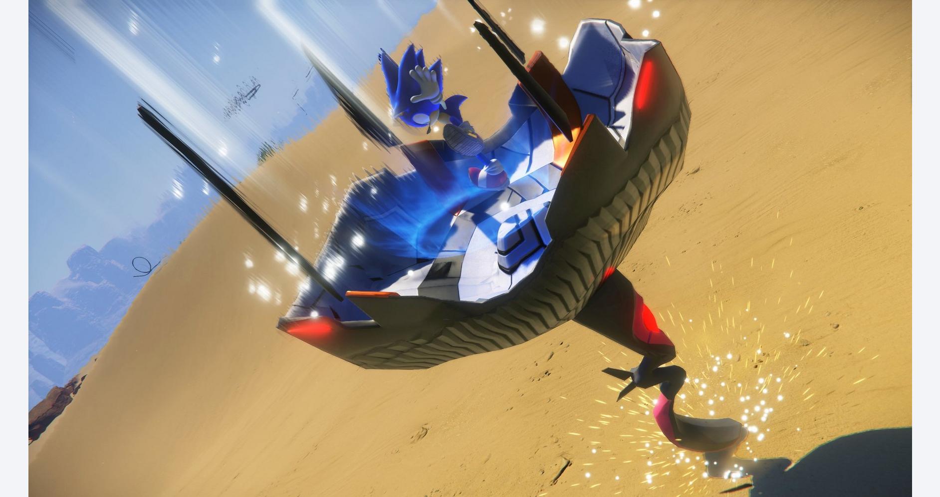 Sonic explorant les îles Starfall avec vitesse et liberté
