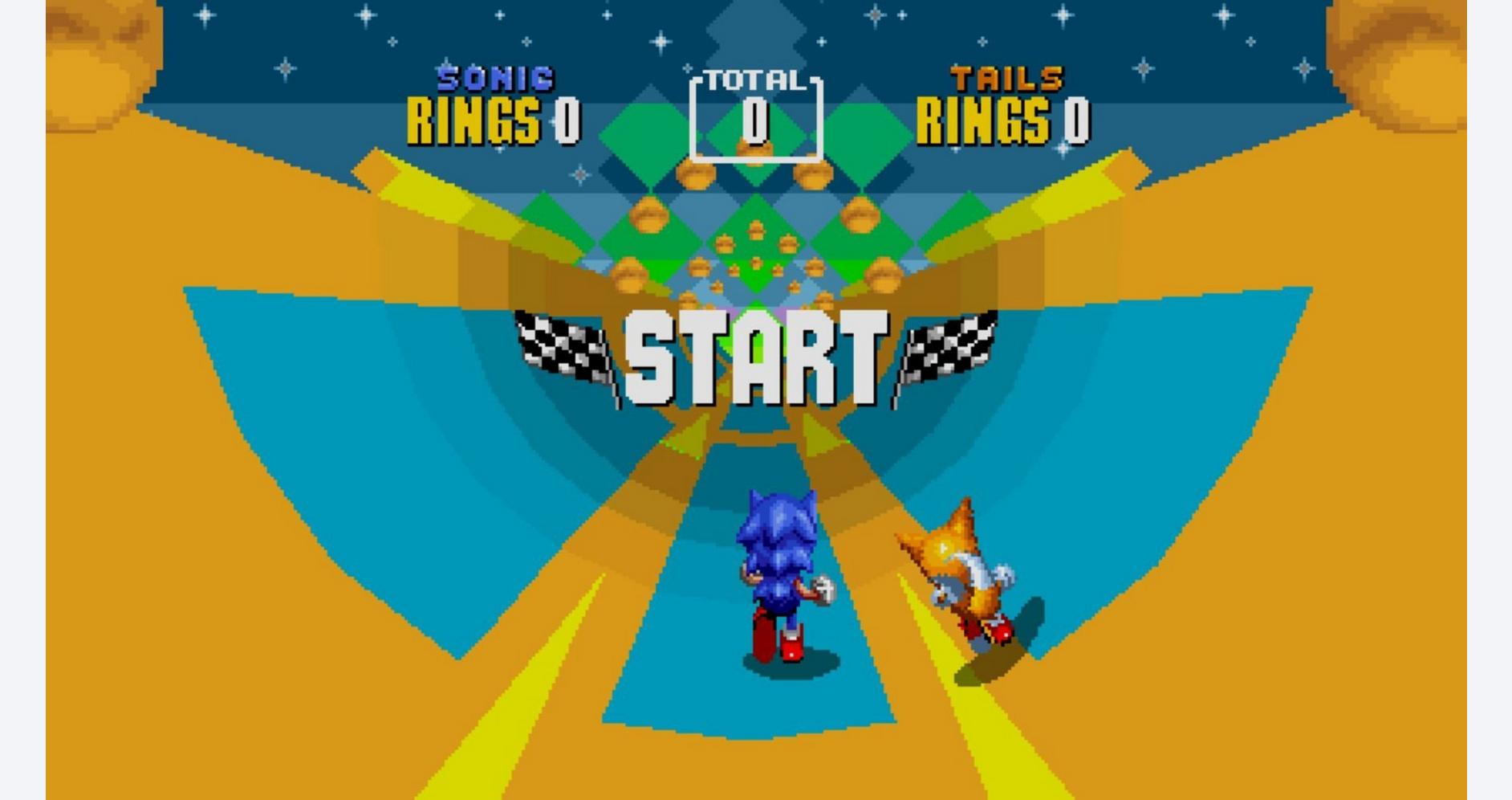 Sonic et Tails dans des mondes remasterisés