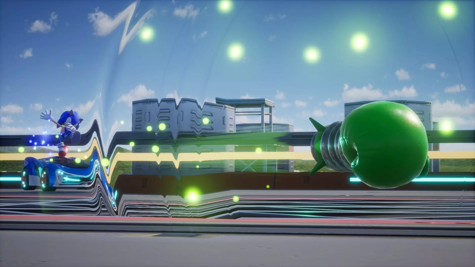 Time Trial de Sonic Racing: CrossWorlds