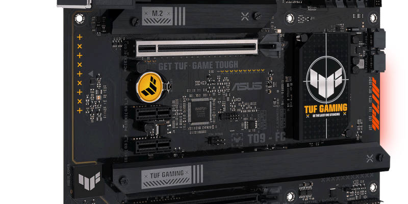 Design de la carte mère Asus TUF GAMING B760-PLUS WIFI D4