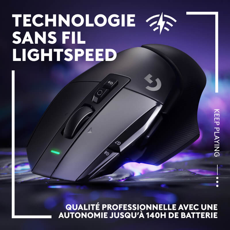 Technologie sans-fil Lightspeed de Logitech