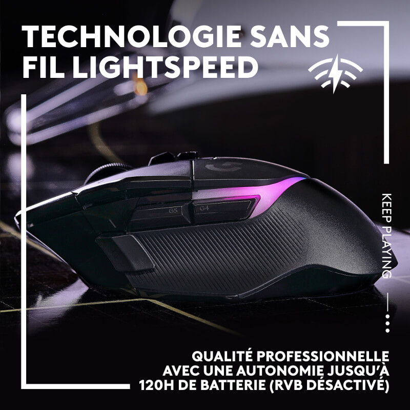 Technologie sans-fil Logitech Lightspeed
