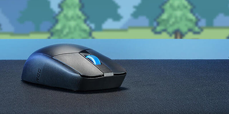 Souris Strix Impact III Wireless en utilisation
