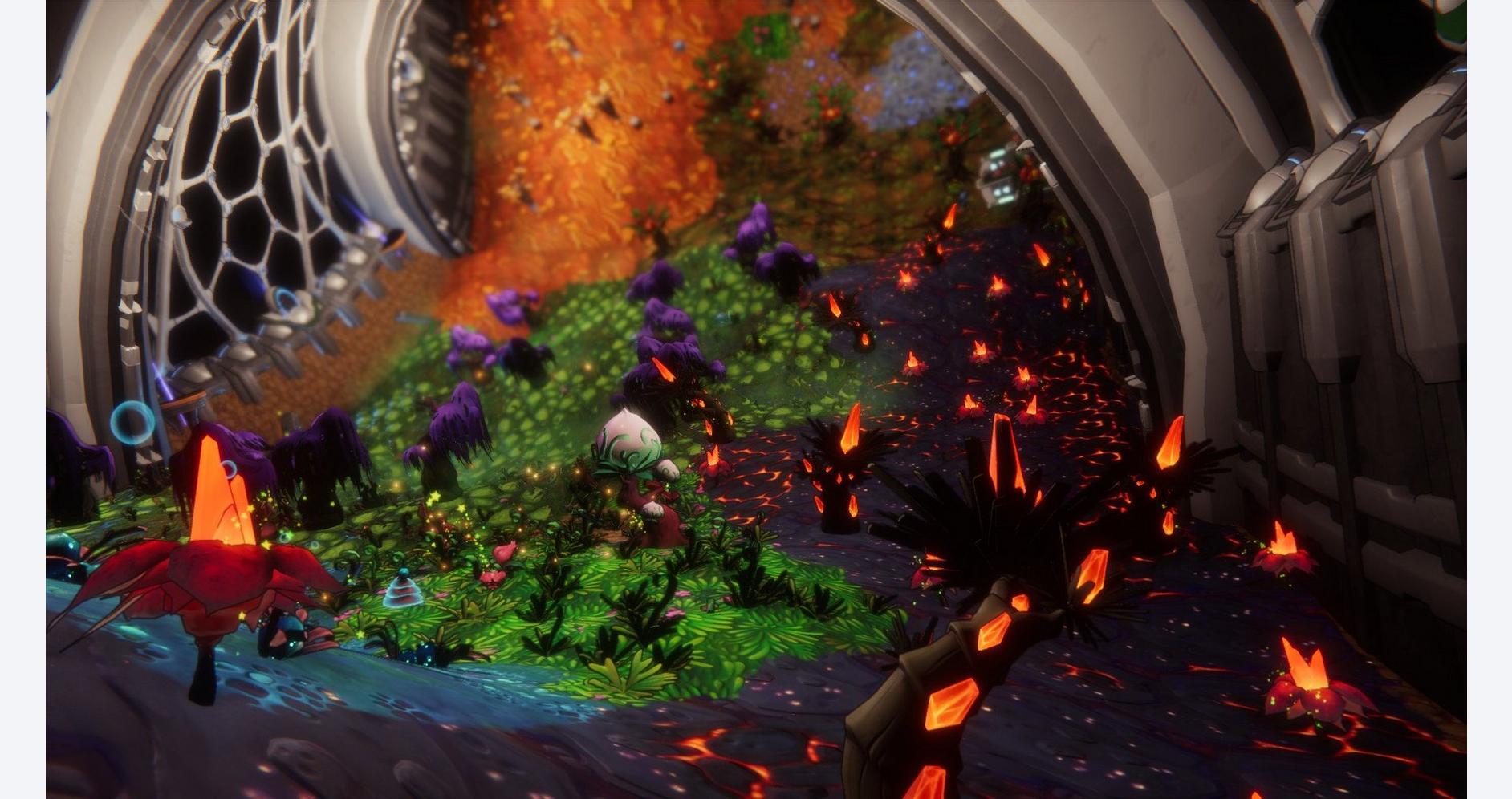Station spatiale vivante avec mystères à découvrir