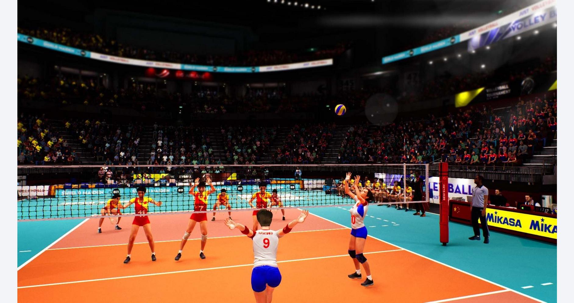 Entraînement pour la victoire dans Spike Volleyball