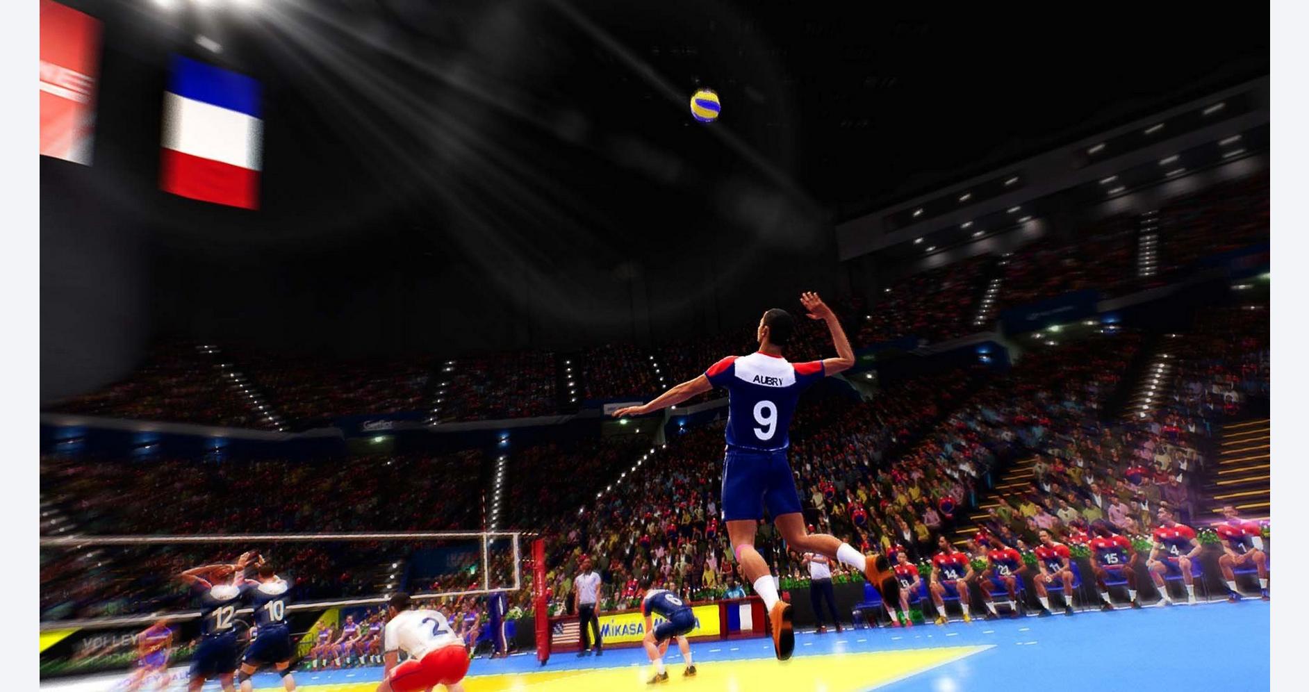 Domination du terrain virtuel dans Spike Volleyball