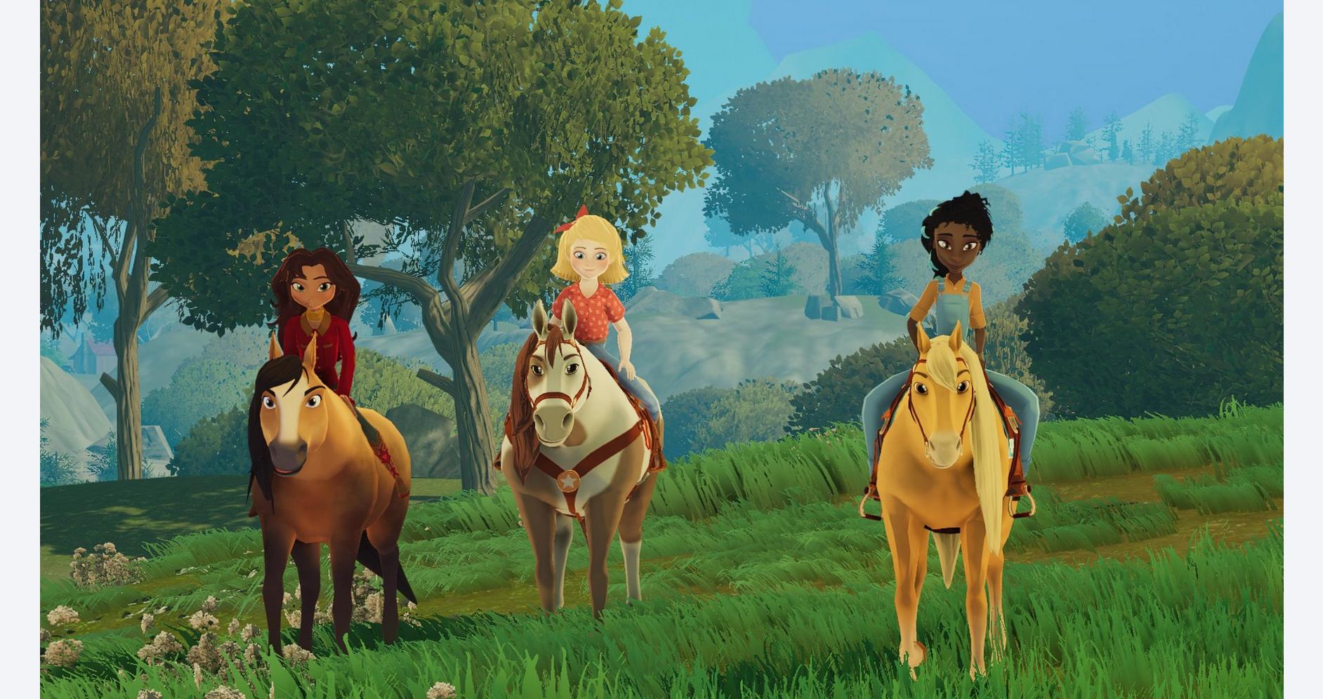 Épopée de l'Ouest sauvage avec Lucky et Spirit