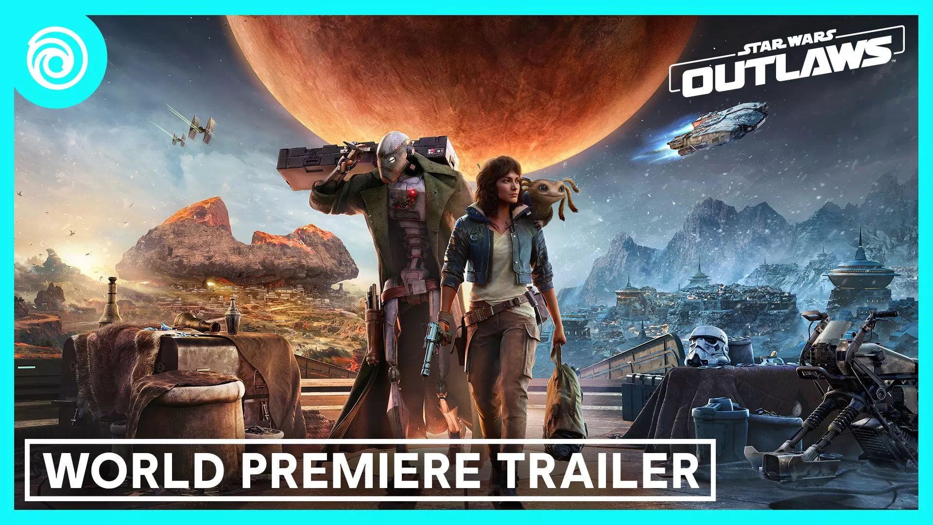 Affiche de la bande-annonce mondiale de Star Wars Outlaws