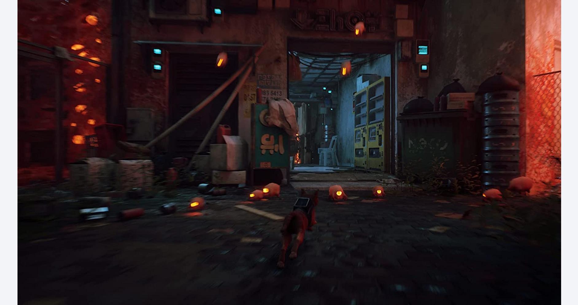 Odyssée féline dans une ville cyberpunk