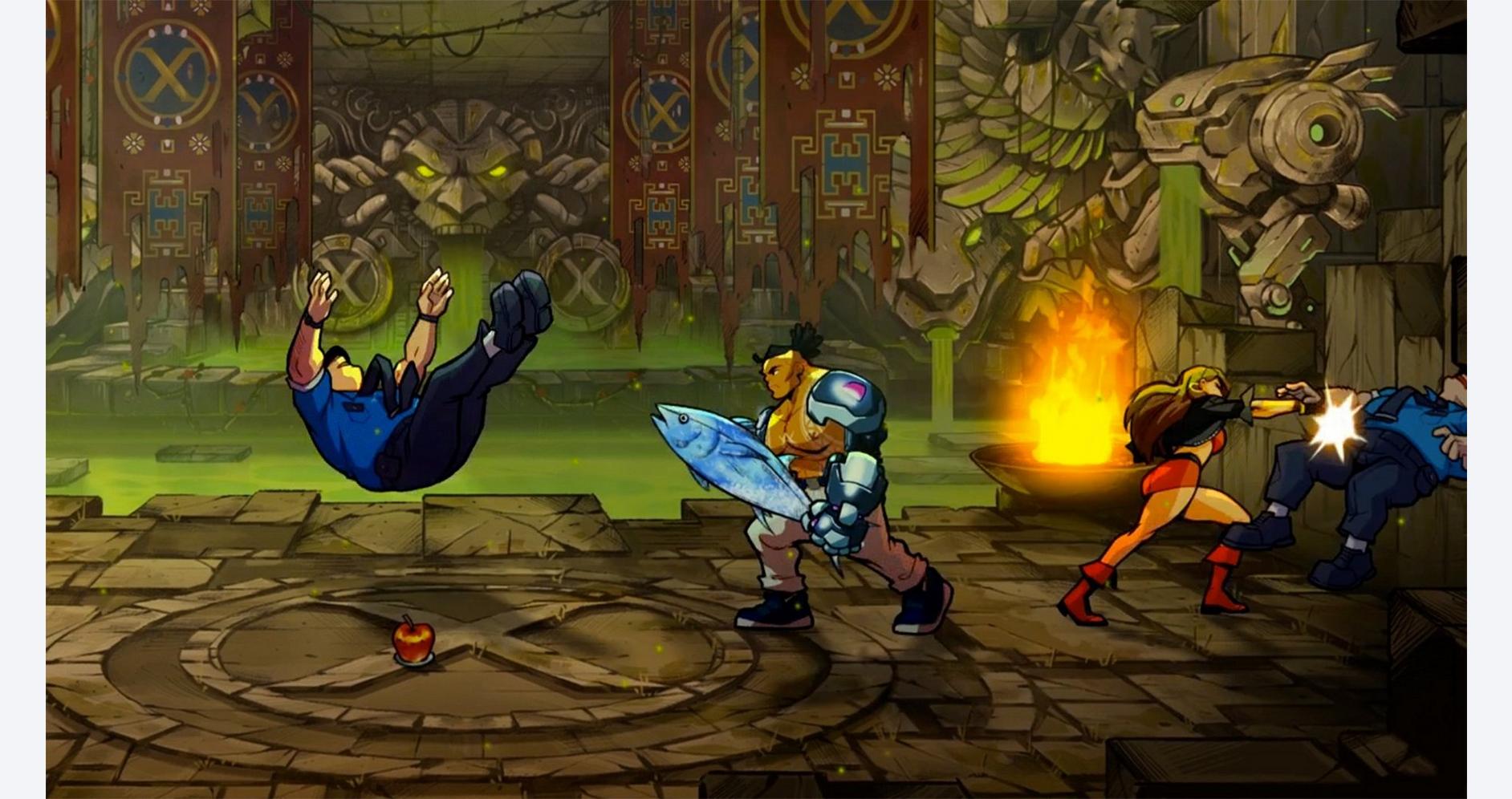 Image de combat dans Streets of Rage 4