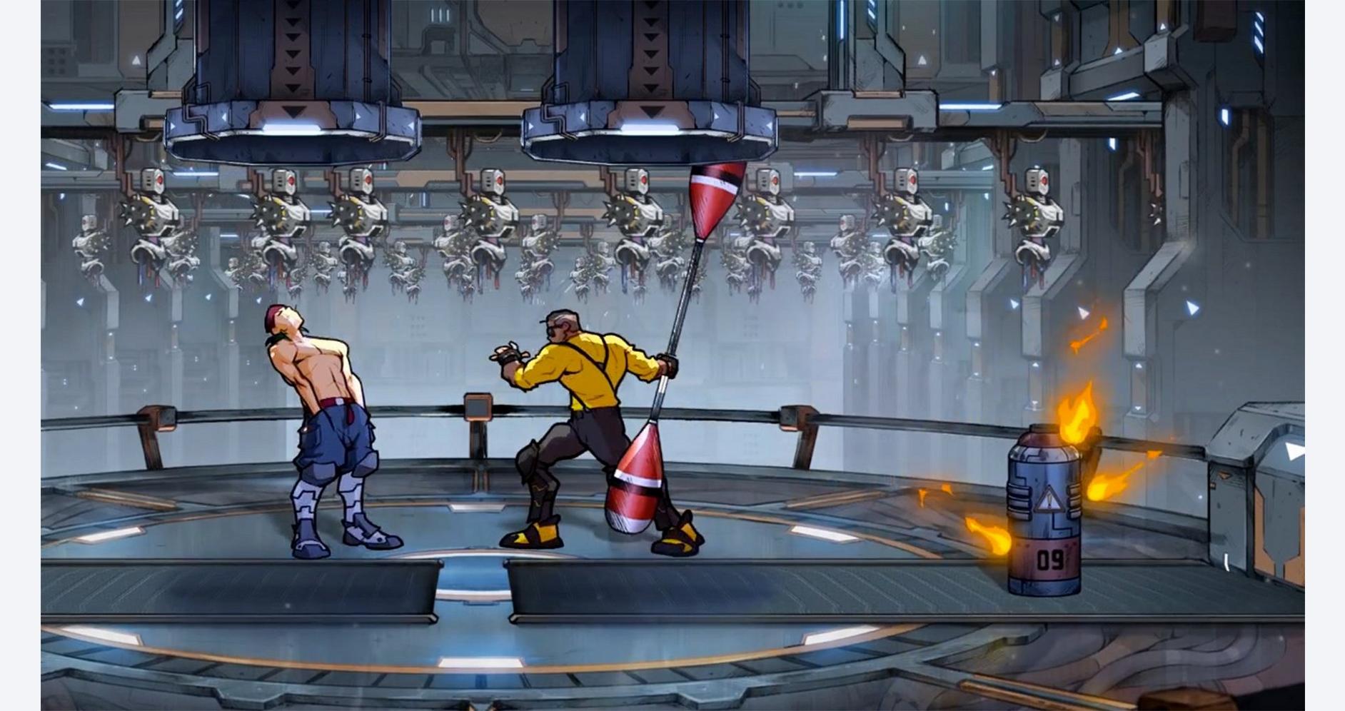 Image de retour triomphal aux années 90 dans Streets of Rage 4