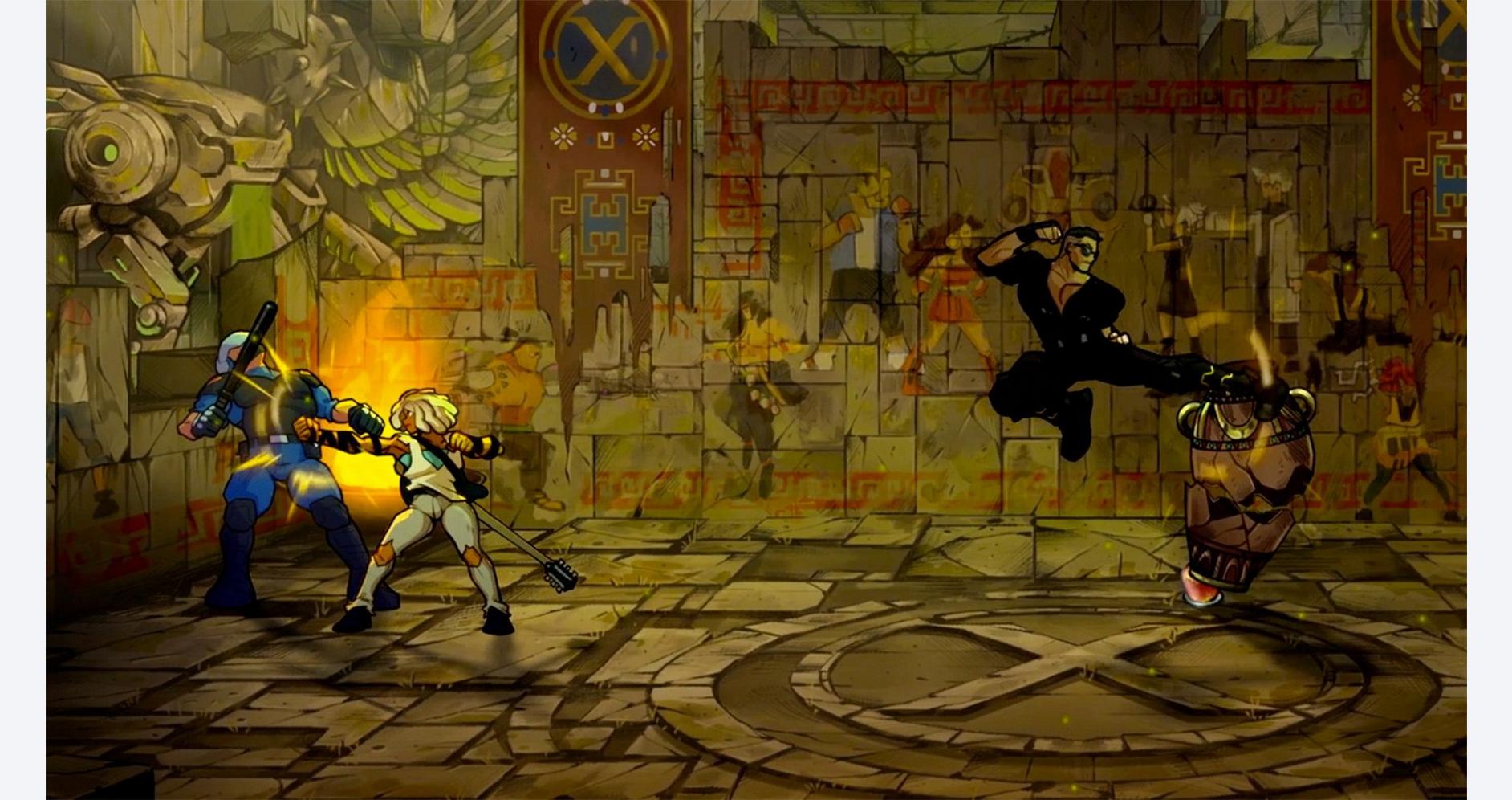 Image de choc urbain épique dans Streets of Rage 4