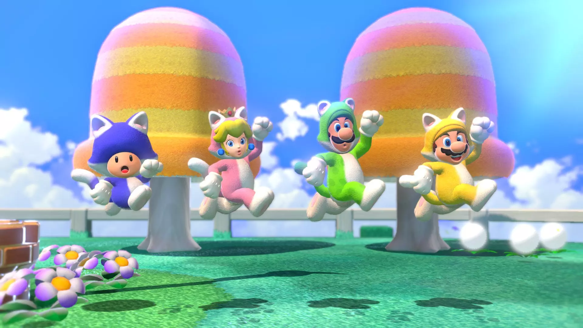 Mario et ses amis en aventure adorable