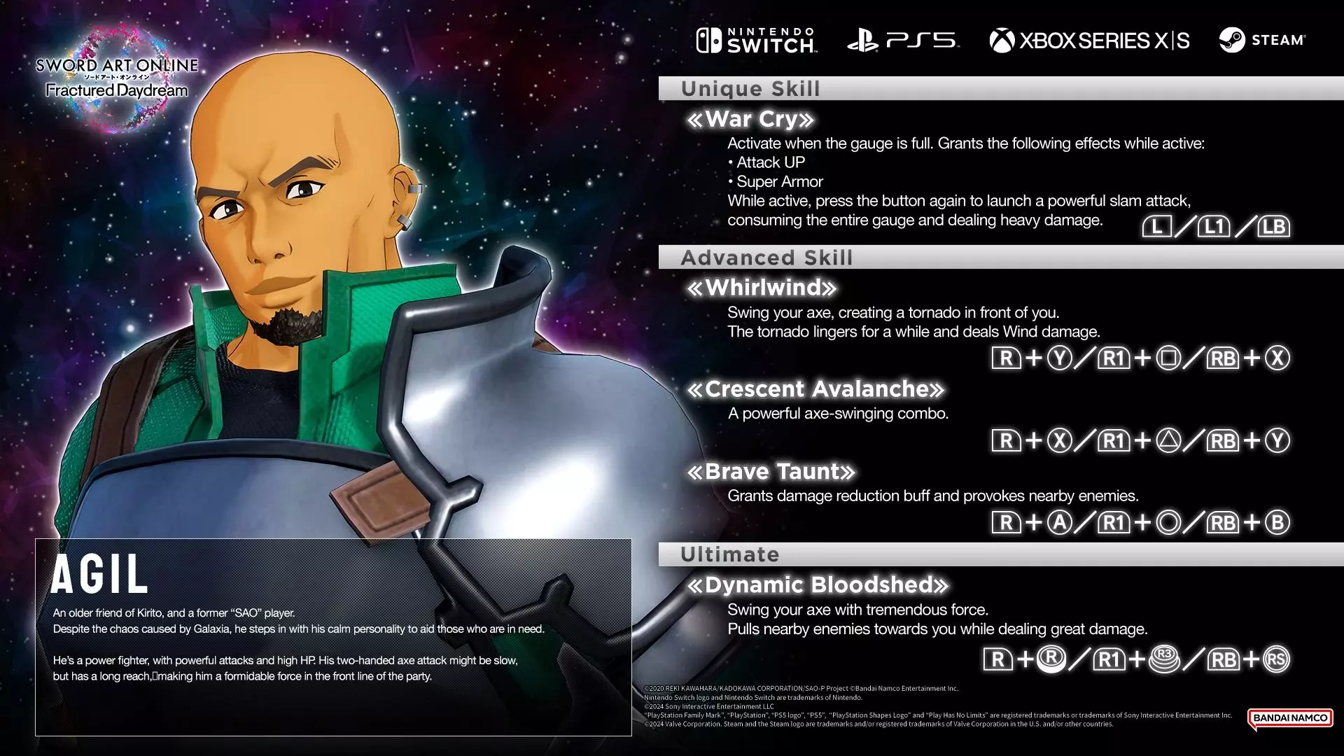 Personnage : Agil - Tank