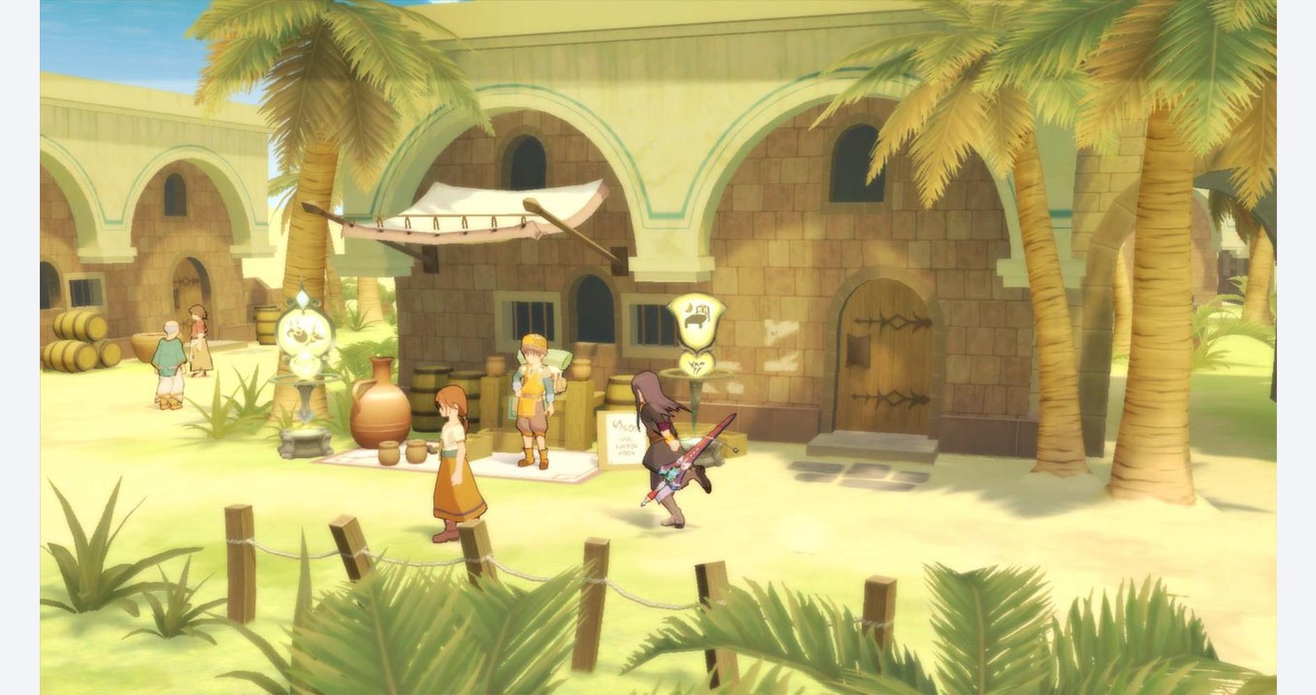 Scène d'aventure épique dans Tales of Vesperia