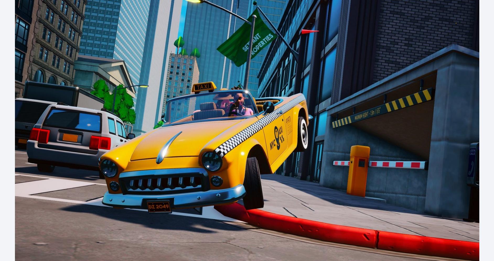 Course folle en taxi urbain