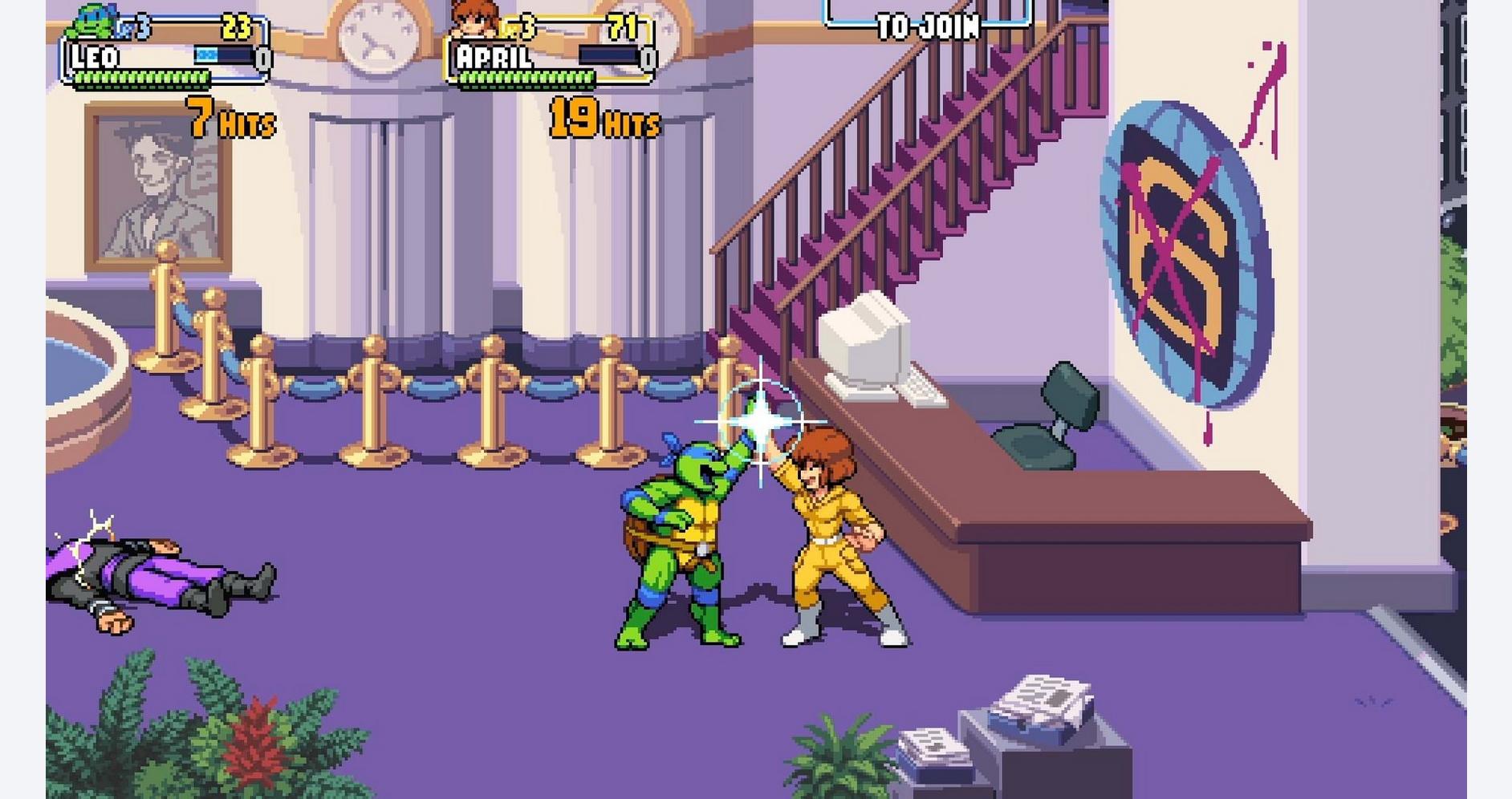 Action nostalgique et dynamique avec les tortues ninja