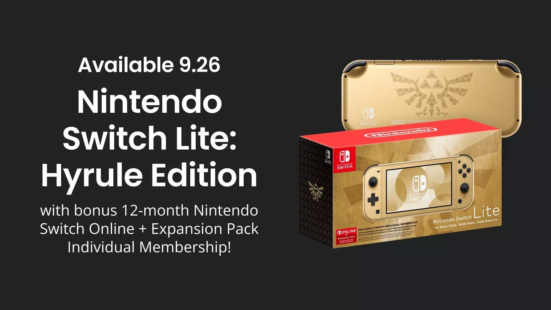 Nintendo Switch Lite : Édition Hyrule !