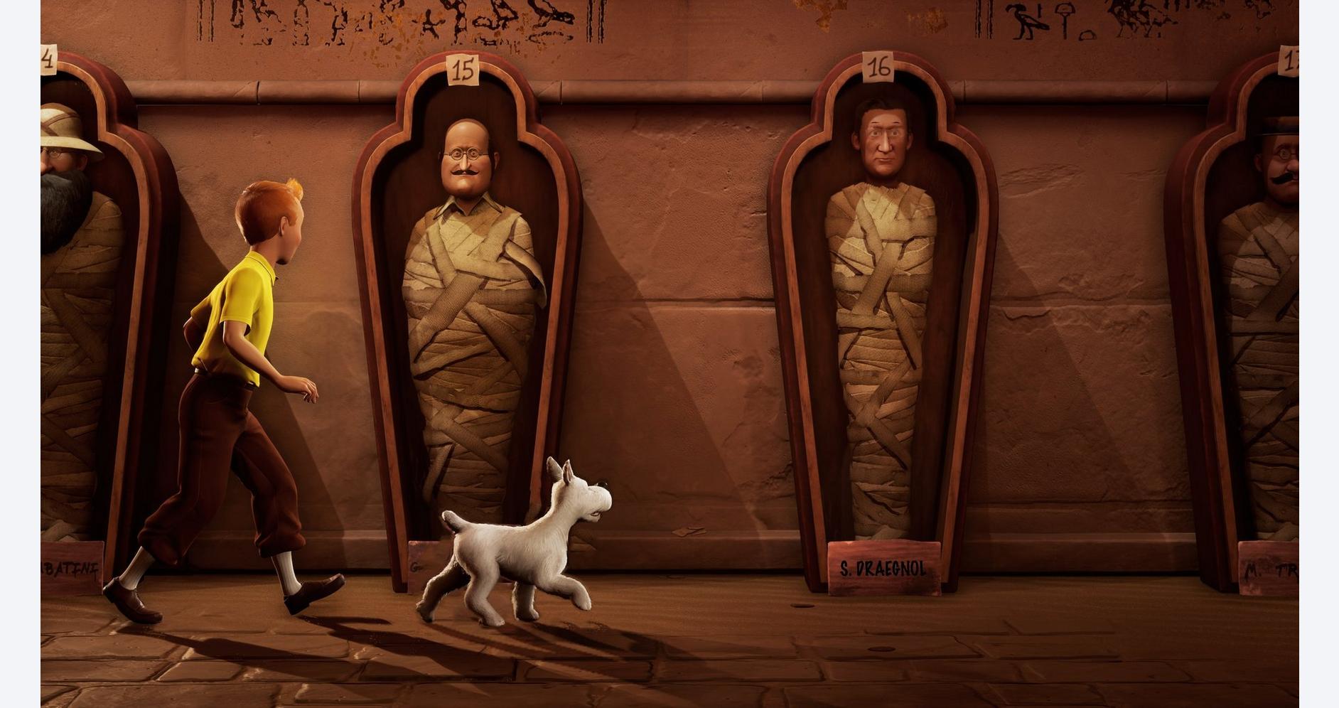 Tintin enquête dans des contrées exotiques