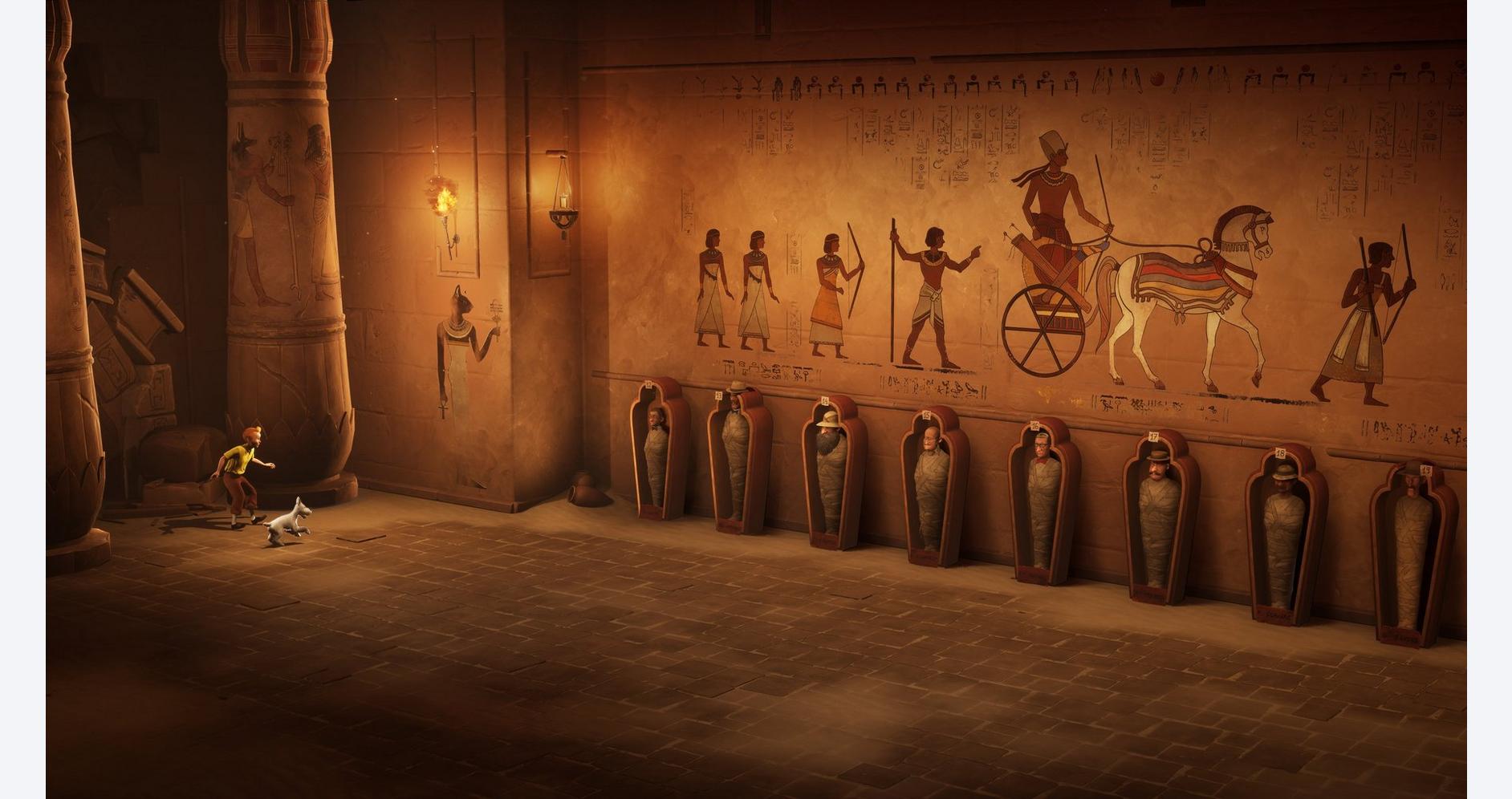 Exploration de l'Égypte ancienne avec Tintin