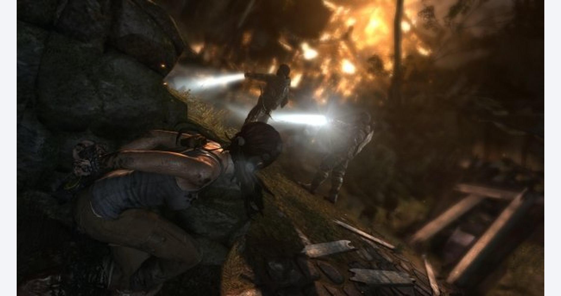 Lara Croft dans une aventure de survie