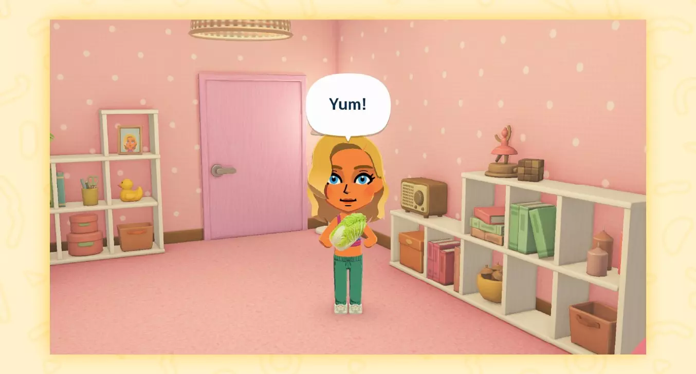 Construisez, décorez, et offrez des cadeaux pour rendre vos Mii heureux