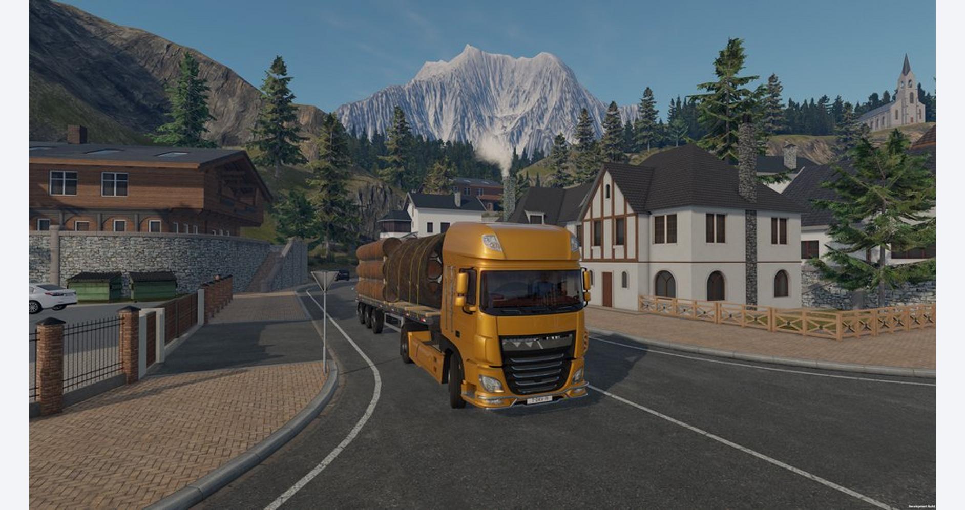 Camion explorant l'inconnu