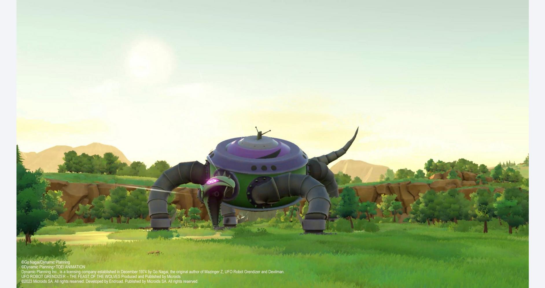Grendizer dans une bataille intergalactique