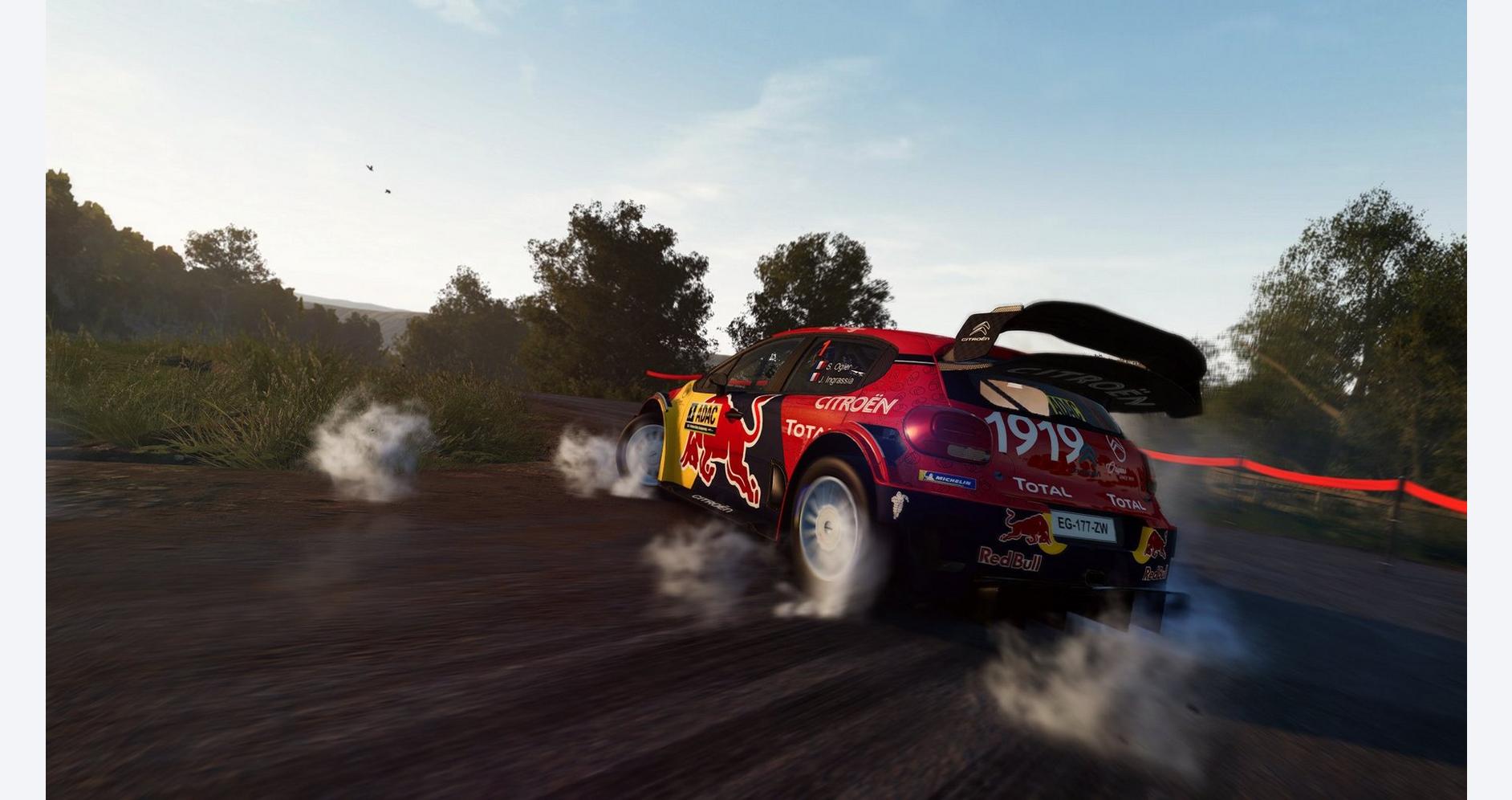 Course de rallye intense