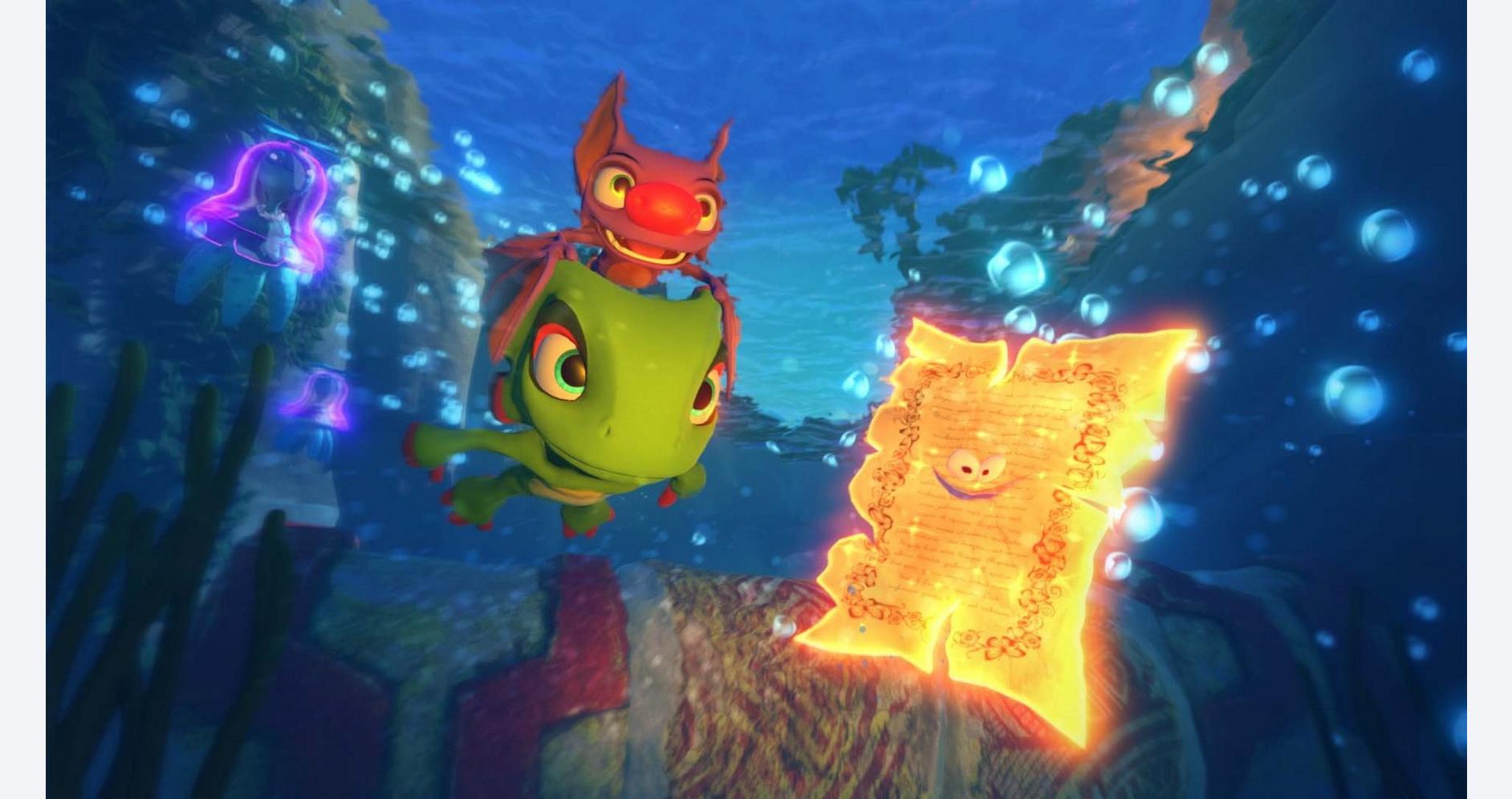 Aventure sous-marine avec Yooka et Laylee