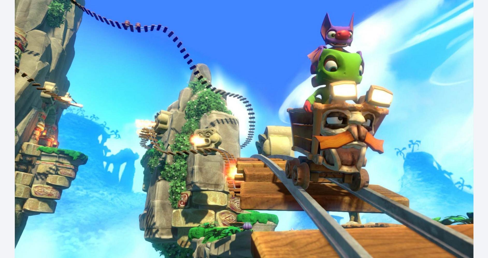 Aventure en chariot avec Yooka et Laylee