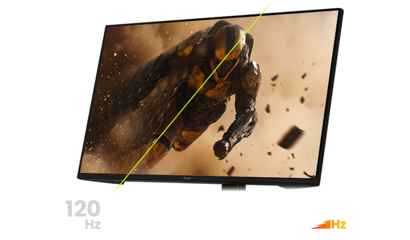 240 Hz & 0,4 ms MPRT — Le taux de rafraichissement de 240 Hz et le temps de reponse de 0,4 ms MPRT pour des decisions au