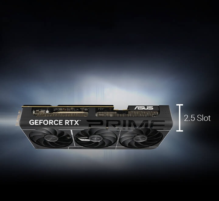 Design 2,5 slots SFF-Ready — Format compact 2,5 slots compatible avec les configurations small-form-factor et ventilateurs