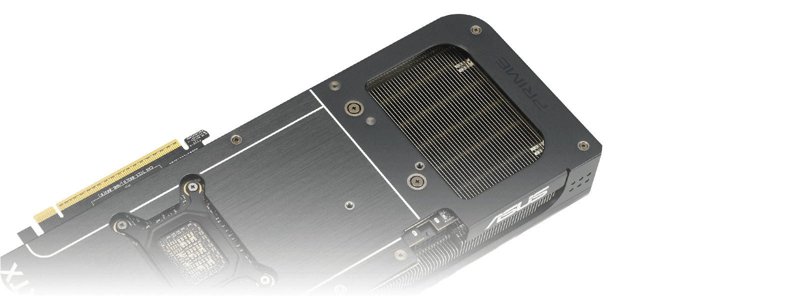 Backplate ventilée — De larges ouvertures dans la plaque arrière améliorent la dissipation thermique et évitent le throttling.